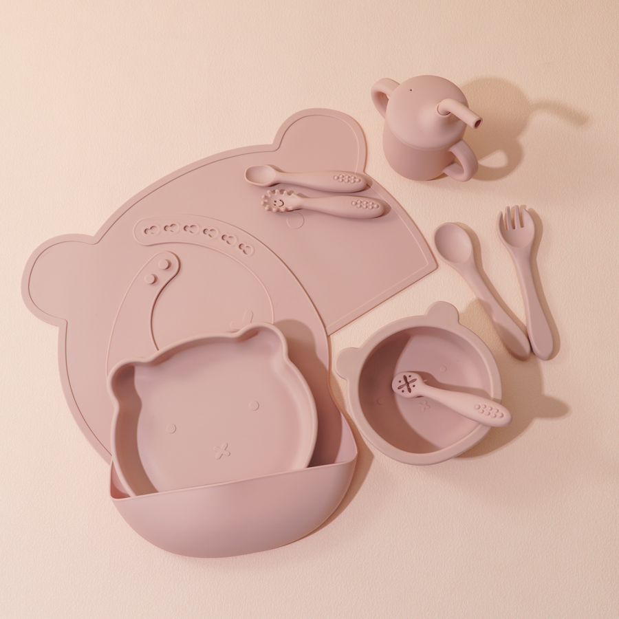 Baby Led Weaning Set - 8 Stück Silikon Baby Fütterung sset