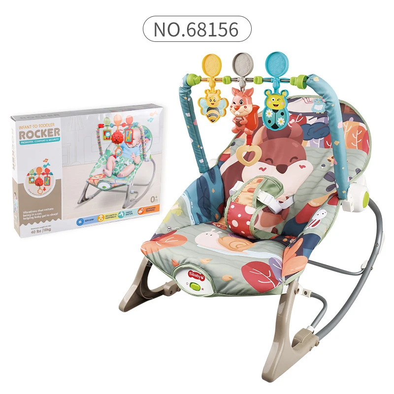 Baby Swing Bouncer - Elektrischer Baby-Schaukelstuhl für Neugeborene mit Musikfunktion