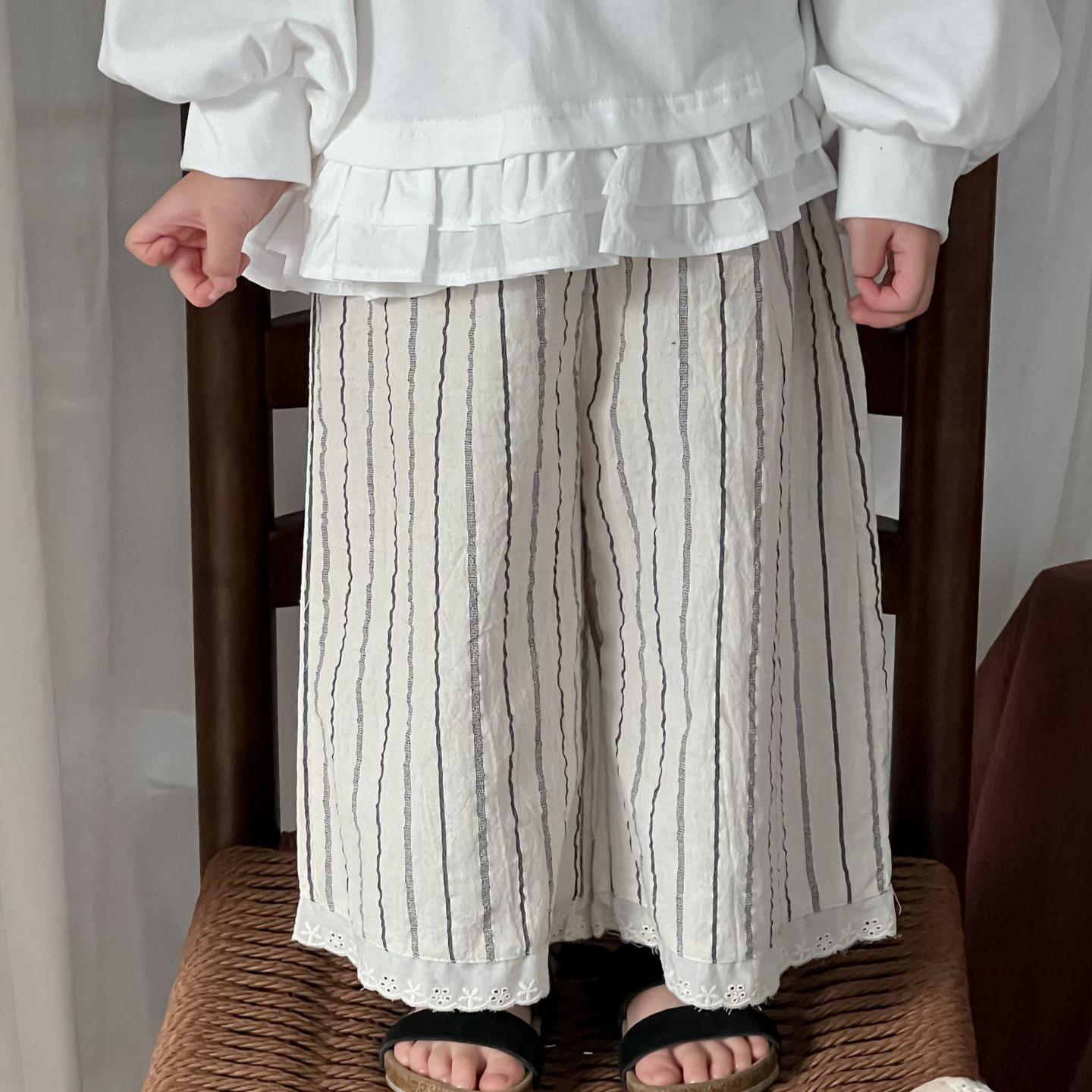 Baby Products Korean - 2025 Mädchen Baby Retro Lose Spitze