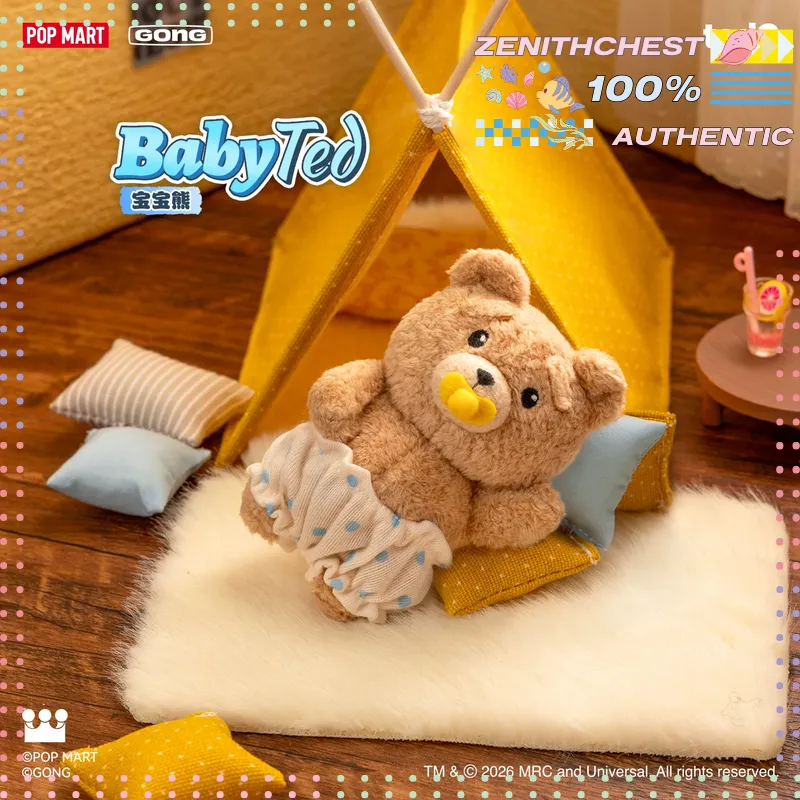 POPMART GONG Baby Ted Beweglic – Baby Products Teddy Bear Bewertung und Preis