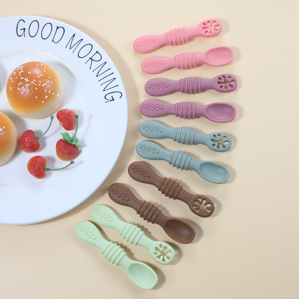 2PCS Nette Baby Lernen Löffel  – Baby Led Weaning Set Bewertung und Preis