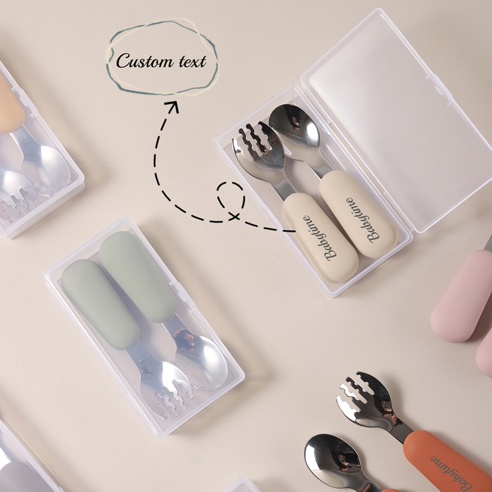 Personalisiertes Baby-Löffel-  – Baby Led Weaning Set Bewertung und Preis