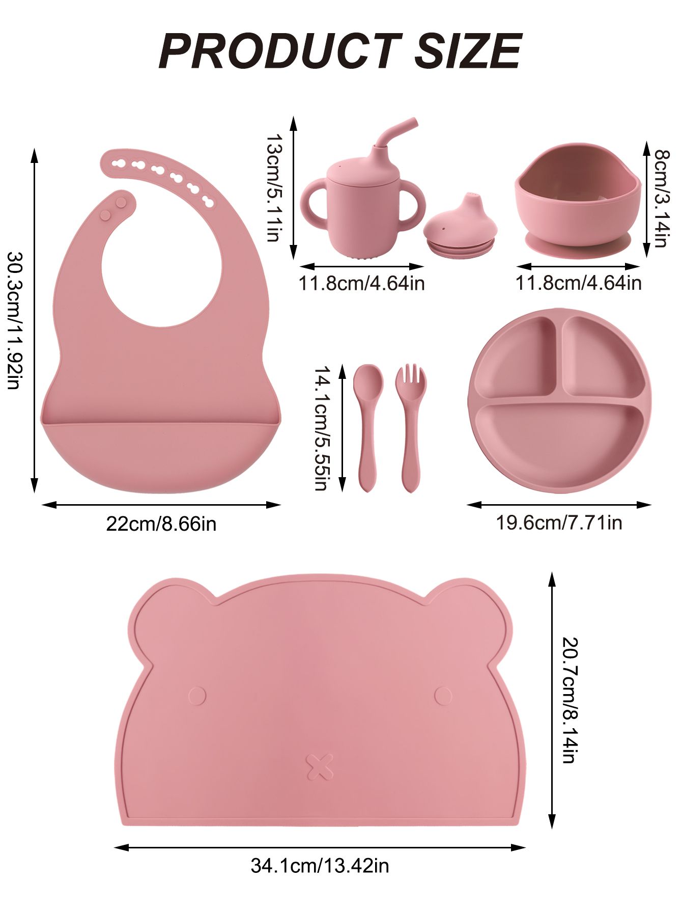 7PCS Silikon Baby Fütterung Se – Baby Led Weaning Set Bewertung und Preis